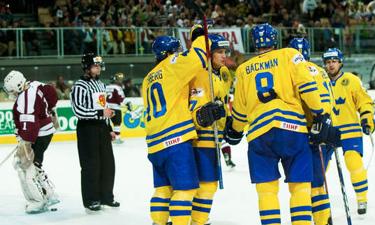 Henrik Zetterberg, Daniel Alfredsson Jonathan Hedström,