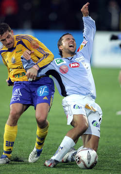  Hans Bergh, Sundsvall och Mathias Woxlin, Gefle.