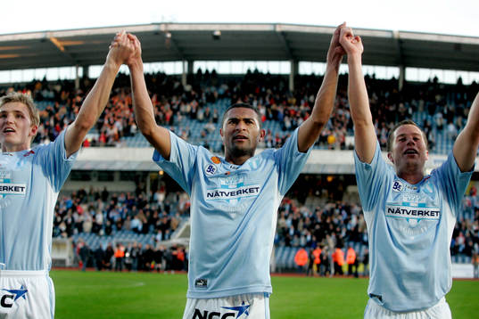  Malmö vann med 1-0, Jubel, Peter Abelsson, Afonso Alves och Daniel Andersson. 