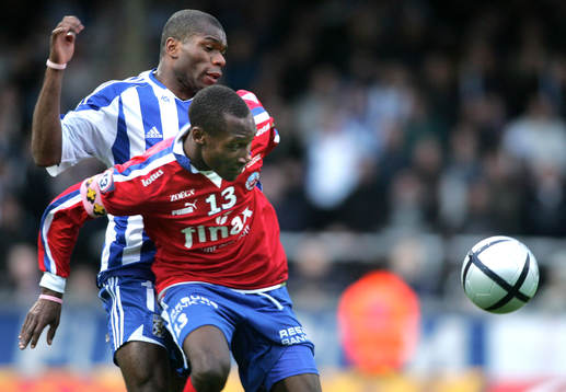 Atiba Hutchinson, Helsingborg och Samuel Wowoah, Göteborg