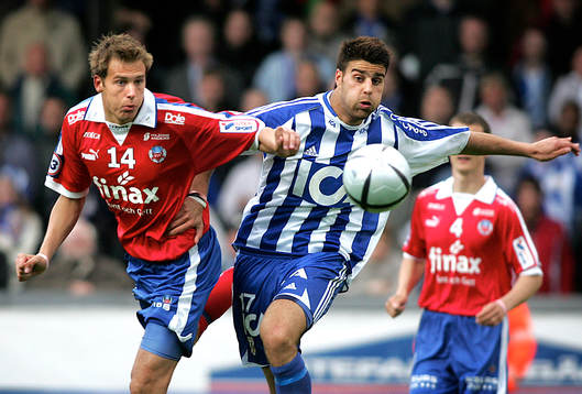 Andreas Granqvist, Helsingborg och George Mourad, Göteborg