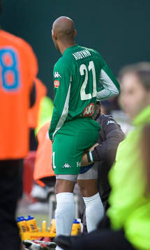 Jeffrey Aubynn, Hammarby, skadad