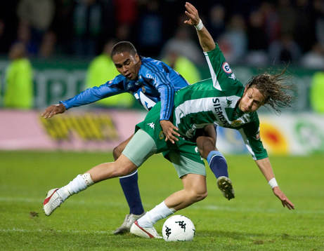 Björn Runström, Hammarby och Patrick Amoah, Djurgården