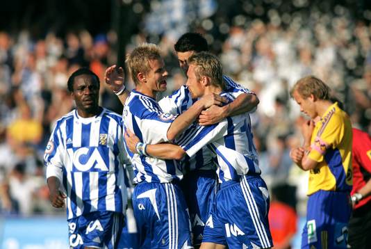  Jubel i Göteborg efter 1-0 på straff