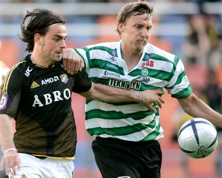  Andreas Eriksson, AIK och Jonas Stark, Västerås.