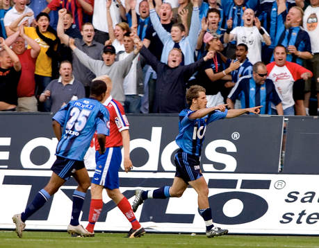 Tobias Hysén, Djurgården, jubel