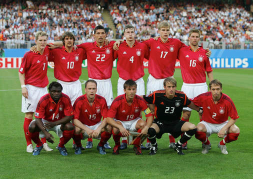  Bastian Schweinsteiger, Sebastian Deisler, Kevin Kuranyi, Robert Huth, Per Mertasacker, Thomas Hitzlsperger