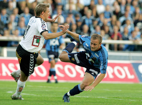  Antti Okkonen, Landskrona och Daniel Sjölund, Djurgården.