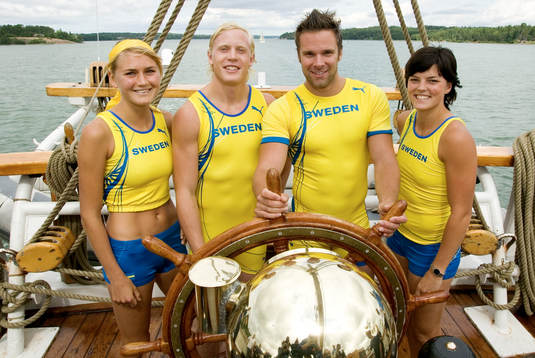 Ida Nilsson, Johan Wissman, Robert Kronberg och Jenny