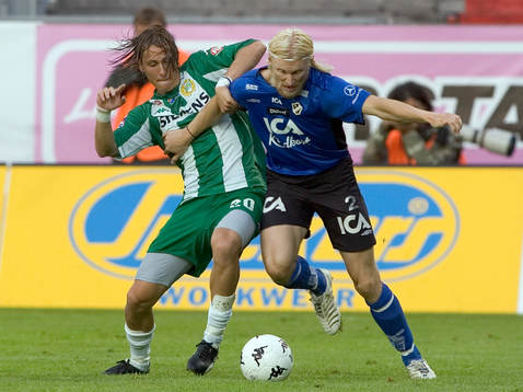 Björn Runström, Hammarby och Per Johansson, Halmstad