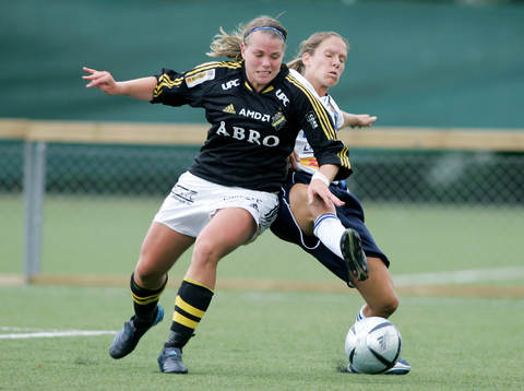  Hanna Jöhnk, AIK och Linda Fagerström, Djurgården/Älvsjö   