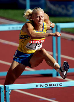 Carolina Klüft, Sverige blev tvåa