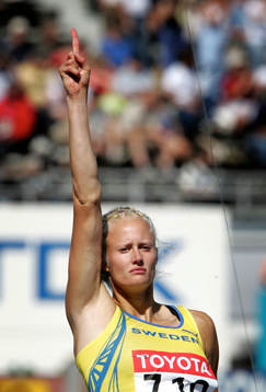 Carolina Klüft, Sverige jublar