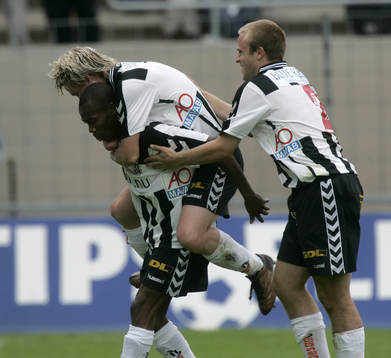 2-0, frispark, Kevin Amuneke, Landskrona, jubel