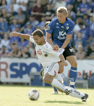 Patrik Ingelsten, Halmstad och Mathias Woxlin, Gefle