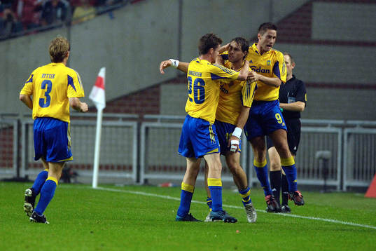  Johan Elmander, jubel.