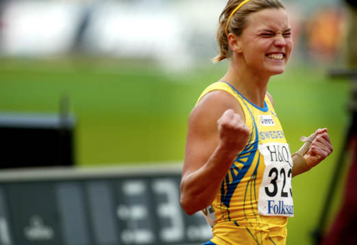 Friidrott, Finnkampen, Susanna Kallur, jubel