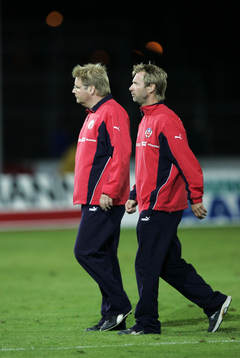 Där rök guldchansen, tränarna Peter Swärdh och Peter