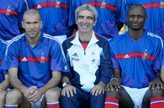 Zinedine Zidane, Raymond Domenech, tränare,