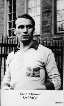 Fotboll, VM, 1958, Souvenir. Kurt Hamrin