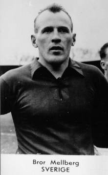 Fotboll, VM, 1958, Souvenir. Bror Mellberg