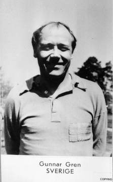 Fotboll, VM, 1958, Souvenir. Gunnar Gren