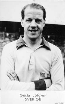 Fotboll, VM, 1958, Souvenir. Gösta Löfgren