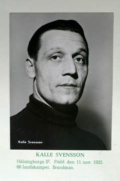 Fotboll, VM, 1958, Souvenir. Kalle Svensson, Målvakt