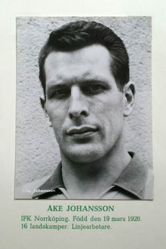 Fotboll, VM, 1958, Souvenir. Åke Johansson