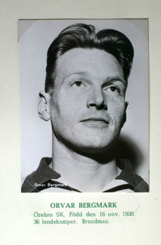 Fotboll, VM, 1958, Souvenir. Orvar Bergmark