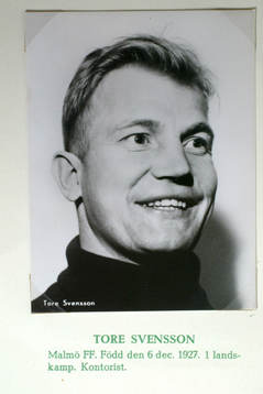 Fotboll, VM, 1958, Souvenir. Tore Svensson