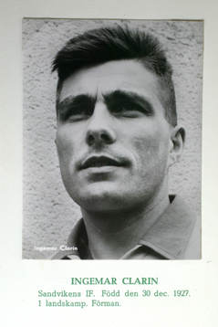 Fotboll, VM, 1958, Souvenir. INgemar Clarin