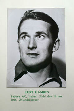 Fotboll, VM, 1958, Souvenir. Kurt Hamrin