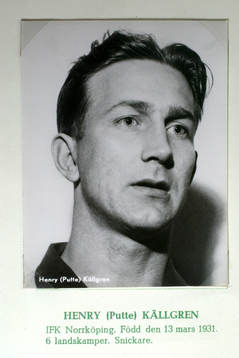 Fotboll, VM, 1958, Souvenir. Henry Putte Källgren