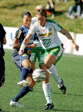  Venus James, DIF/Älvsjö och Annelie Norén, Hammarby.