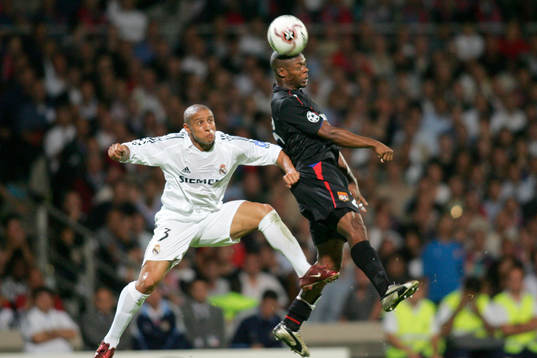  Roberto Carlos och Sylvain Wiltord.