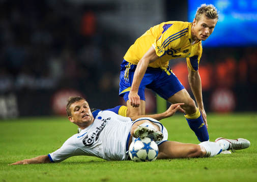 Marcus Allbäck och Jonas Kamper