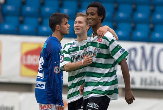 Temesgen Berhane gjorde båda Västerås-målen och