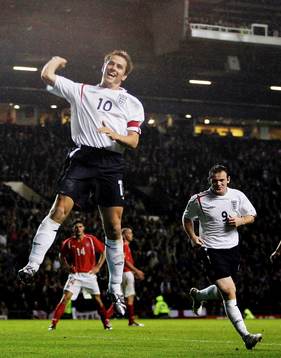  Michael Owen, jubel.