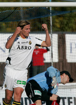  0-1, Daniel Tjernström, AIK (Jubel)