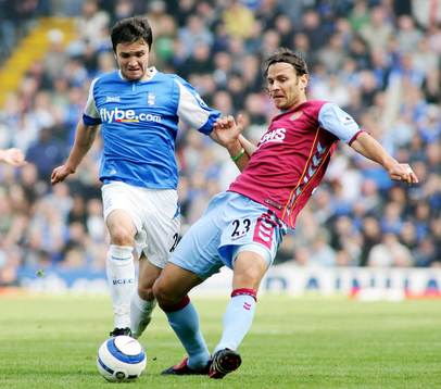  Damien Johnson, Birmingham och Patrick Berger, Aston Villa 