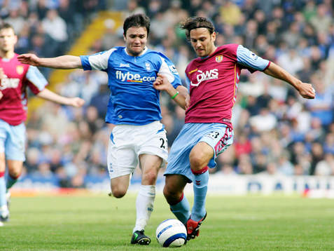  Patrick Berger, Aston Villa och Damien Johnson, Birmingham