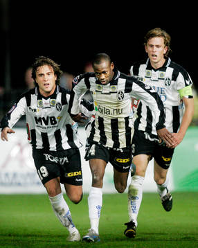Valentino Lai, Kevin Amuneke och Pontus Segerström,