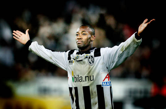 Kevin Amuneke, Landskrona, jubel