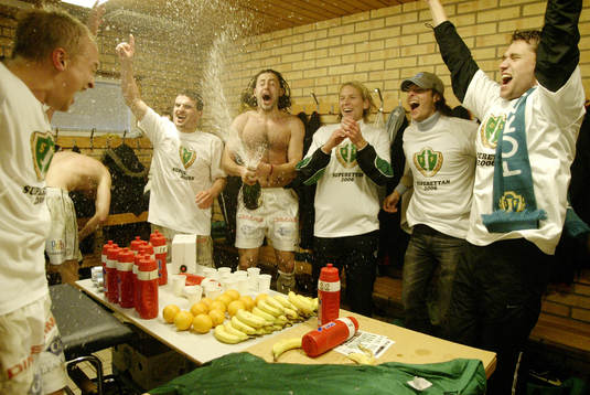 Jönköping jubel i omklädningsrummet