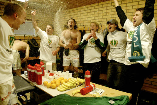 Jönköping jubel i omklädningsrummet