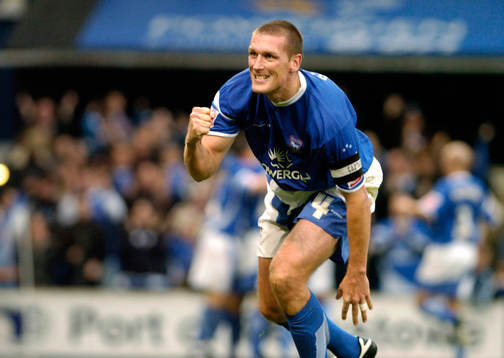  Jason De Vos, Ipswich, jubel.