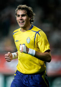 Johan Elmander, Sverige, jubel