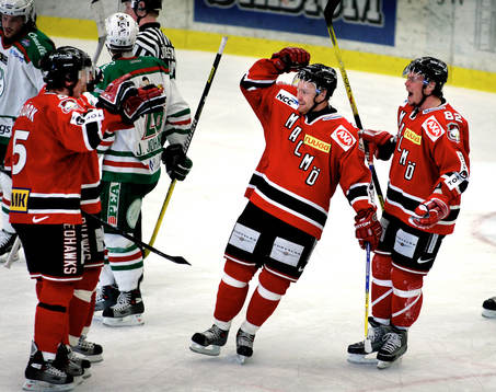 Mikael Wahlberg och Markus Matthiasson, Malmö, jubel