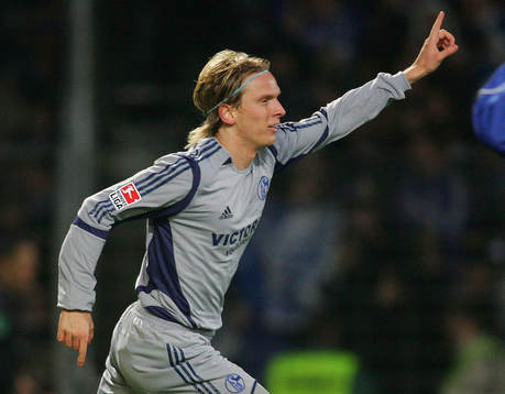 Christian Poulsen, Schalke, jubel.